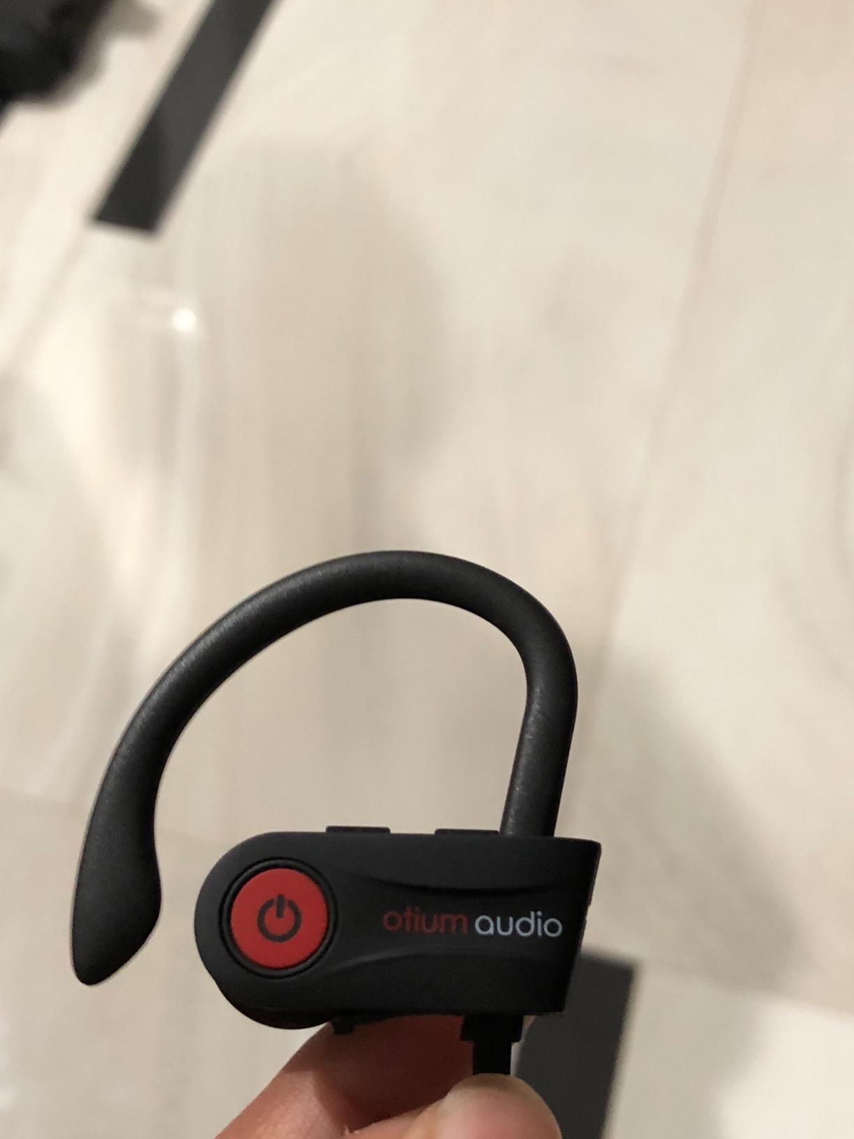Otium Bluetooth Earbuds Wireless Headphones Bluetooth Headphones, Sports Earbuds, IPX7 Waterproof Stereo Earphones for Gym Running 15 Hours Playtime Sound Isolation Headsets,Black customer photo 1