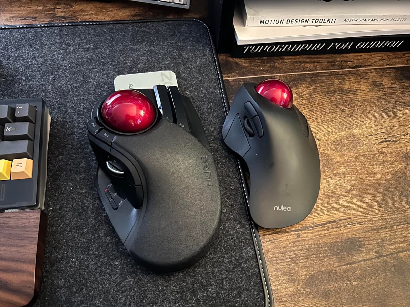 ELECOM Huge Trackball Mouse, 2.4GHz Wireless, Index Finger Control customer photo 1