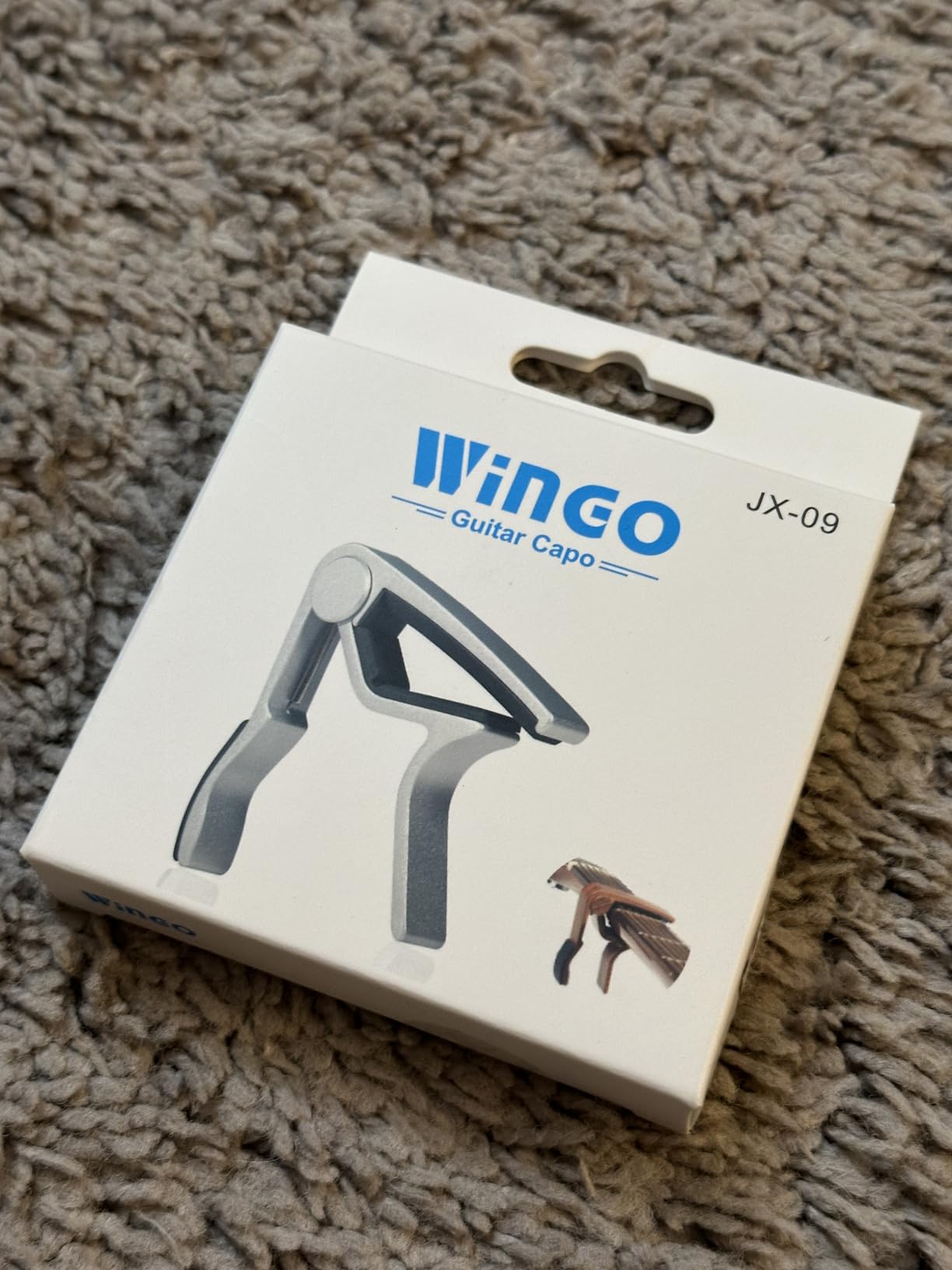 WINGO Guitar Capo for Acoustic Electric Guitars-Rosewood Color with 5 Picks customer photo 2