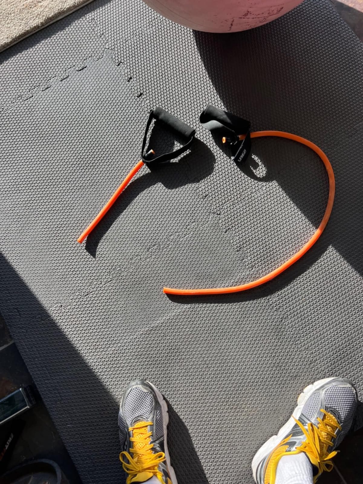 RitFit Single Resistance Bands with Handles Door Anchor for Home Gym customer photo 2