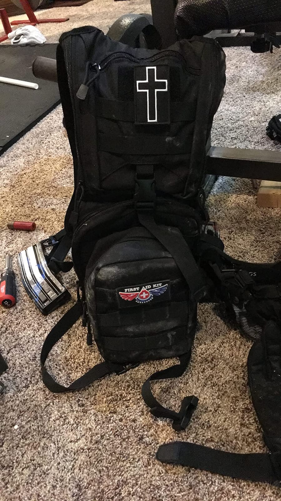 MARCHWAY Tactical Molle Hydration Pack Backpack with 3L TPU Water Bladder customer photo 1