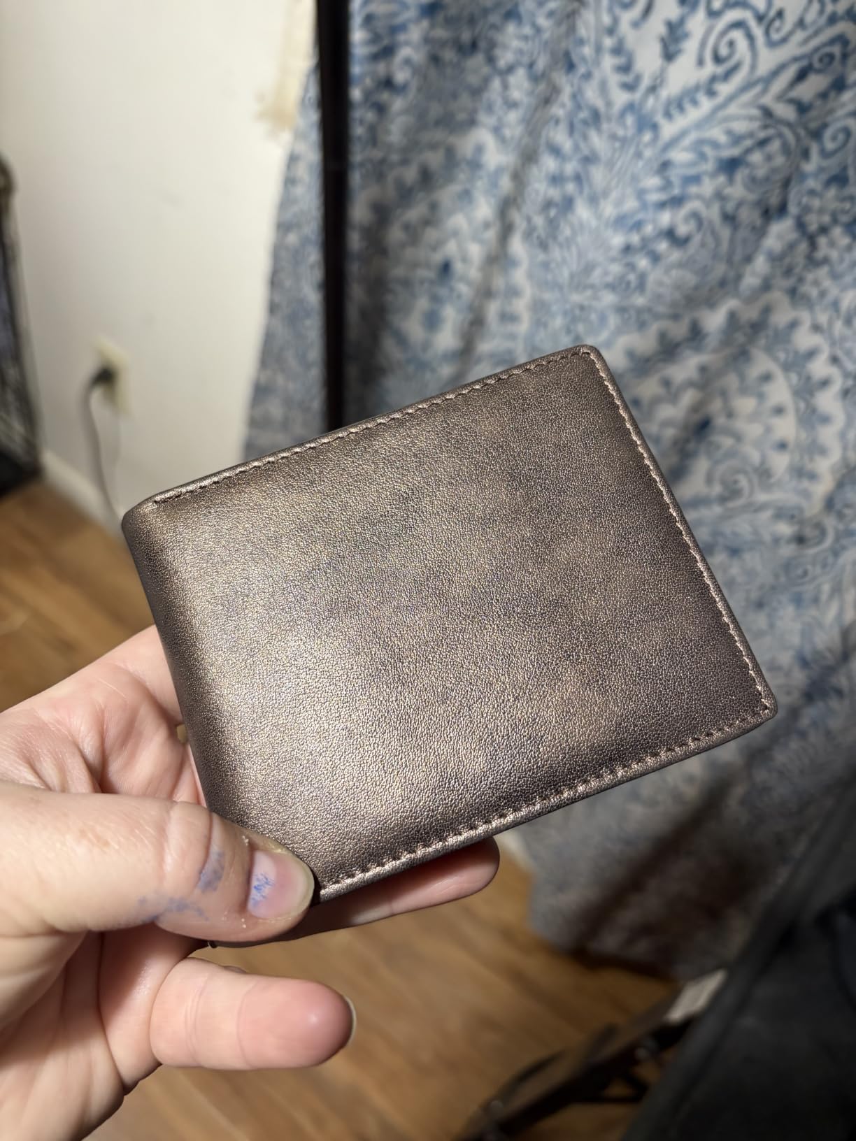 HIMI Wallet for Men-Genuine Leather RFID Blocking Bifold Stylish Wallet With 2 ID Window customer photo 2