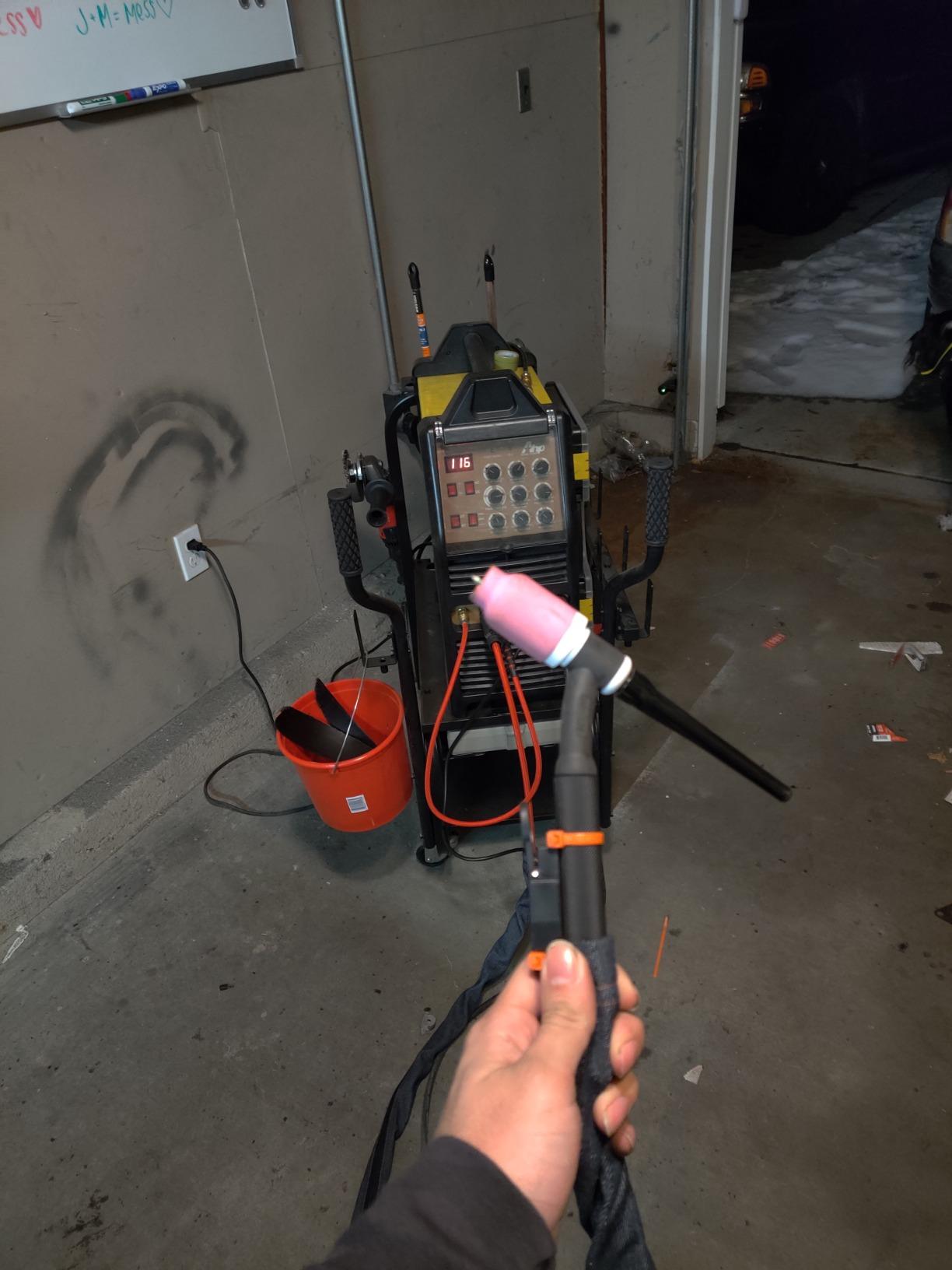 TIG Welding Torch Head Body 17FV Flex/Valve Air-Cool 150A WP-17FV customer photo 1
