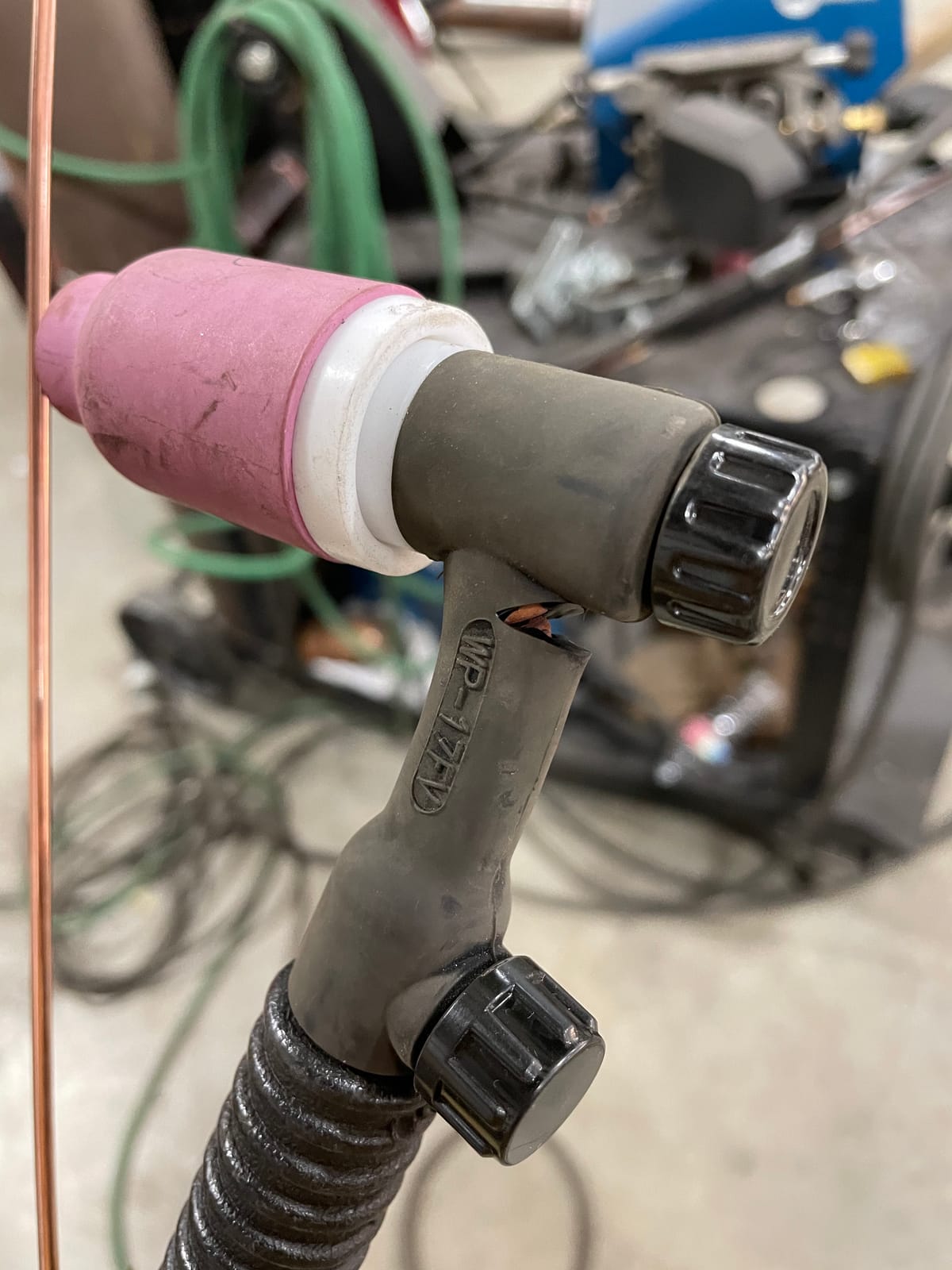 TIG Welding Torch Head Body 17FV Flex/Valve Air-Cool 150A WP-17FV customer photo 2