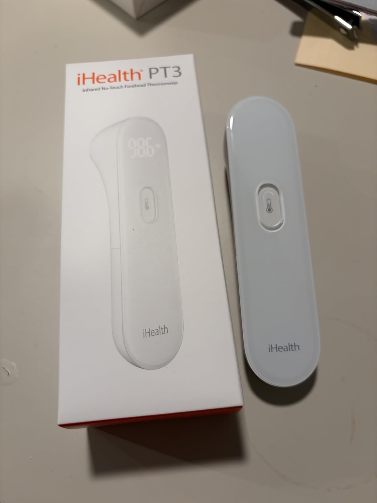 iHealth No-Touch Forehead Thermometer for Adults, Kids, Babies PT3 | 1s Fast Accurate, 3 Ultra-Sensitive Sensors, Quiet Vibration Feedback, Digital Large LED Digits, Use for Home & Nurses customer photo 2