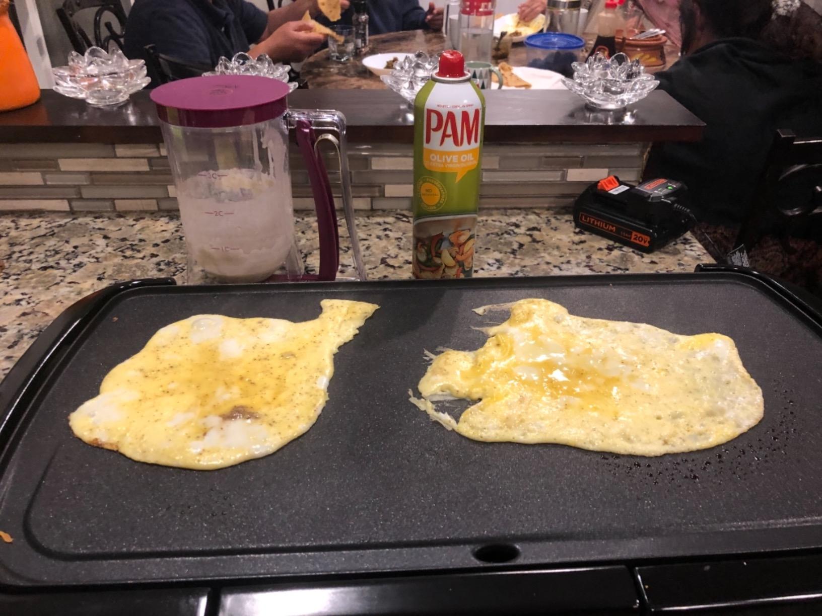 BLACK+DECKER 8-Serving Electric Griddle with Warming Tray customer photo 1