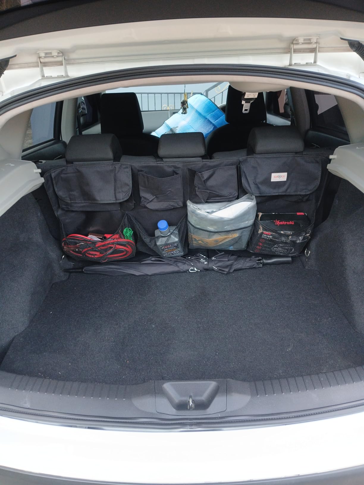 SURDOCA Car Trunk Organizer, LARGE CAPACITY Car Storage Bag with 8 Pockets, 7X Upgraded Trunk Storage Organizer for Car, SUV, Truck, MPV customer photo 1