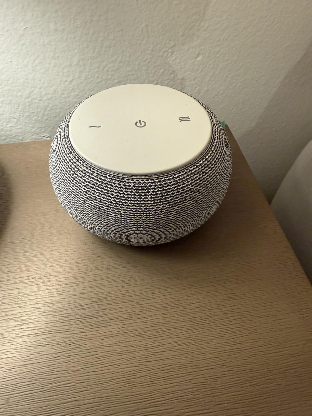 SNOOZ Original Smart White Noise Sound Machine, Real Fan Inside for Sleep | Natural Sound from a Real Fan, Non-Looping White Noise, App Scheduler, 10 Levels, Masks Snoring, Office Privacy & Neighbors customer photo 2
