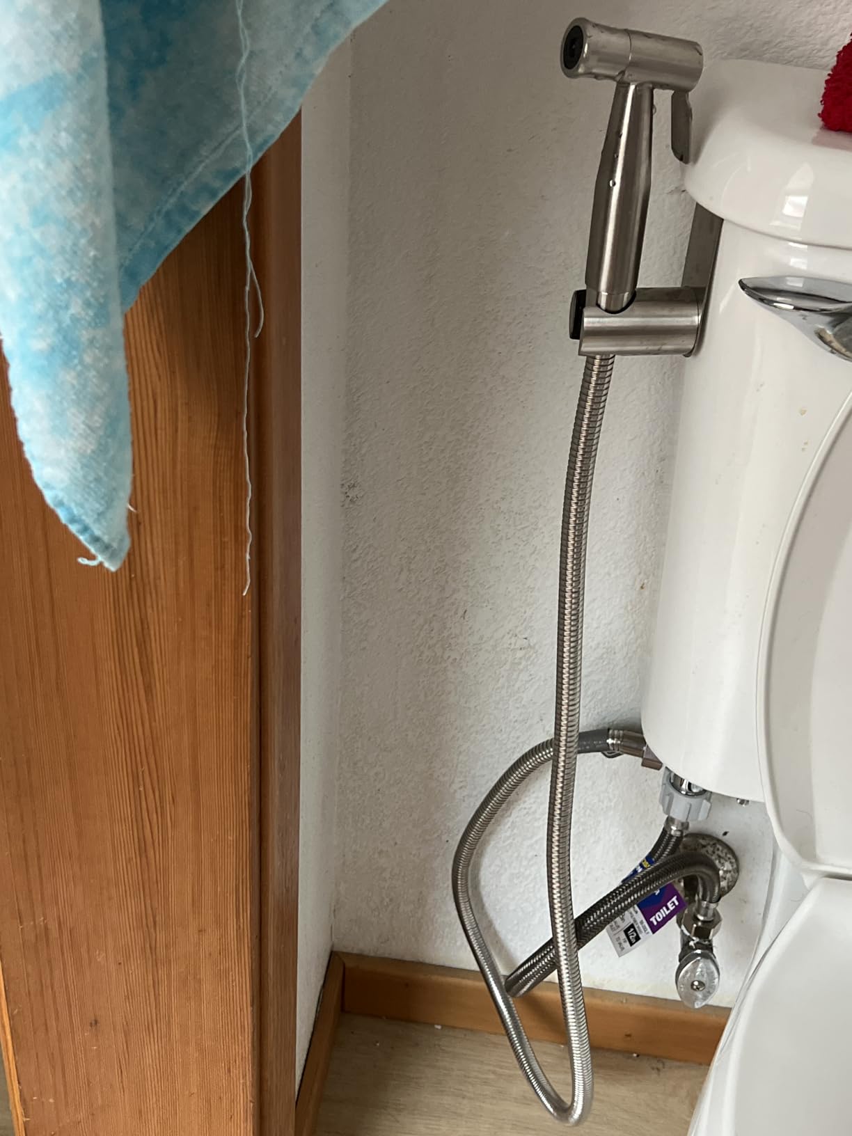 Purrfectzone Bidet Sprayer for Toilet, Handheld Sprayer Kit, Cloth Diaper Sprayer Set - Easy to Install - Stainless Steel customer photo 1