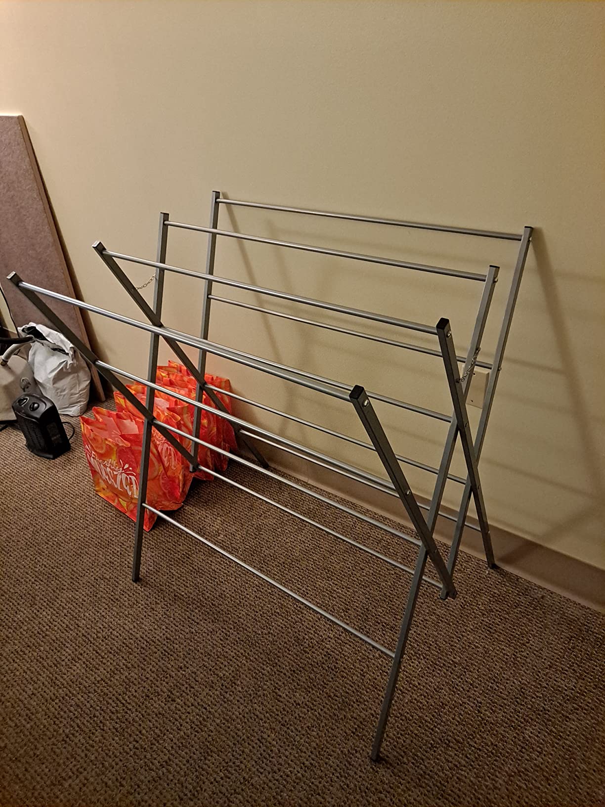 Whitmor Oversized Metal Drying Rack, Large Foldable Laundry Drying Rack customer photo 1