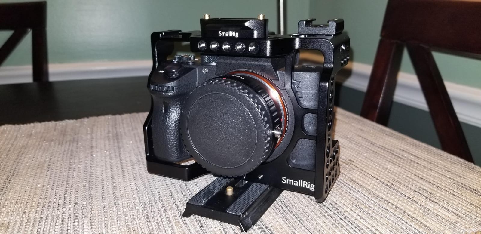 SmallRig A7RIII / A7III / A7M3 Camera Cage for Sony A7RIII / A7III / A7M3 Camera (ILCE-7RM3 / A7R Mark III), w/Shoe Mount, Built-in NATO Rail, Accessible for Sony XLR-K2M/K1M, Black – 2087 customer photo 1