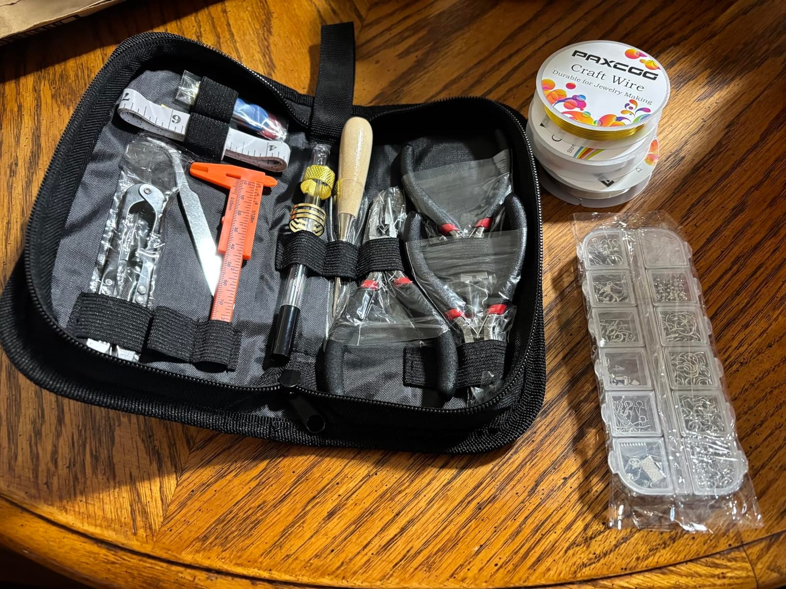 PAXCOO Jewelry Making Supplies Kit with Tools, Wires, Findings for Jewelry Repair and Beading customer photo 2