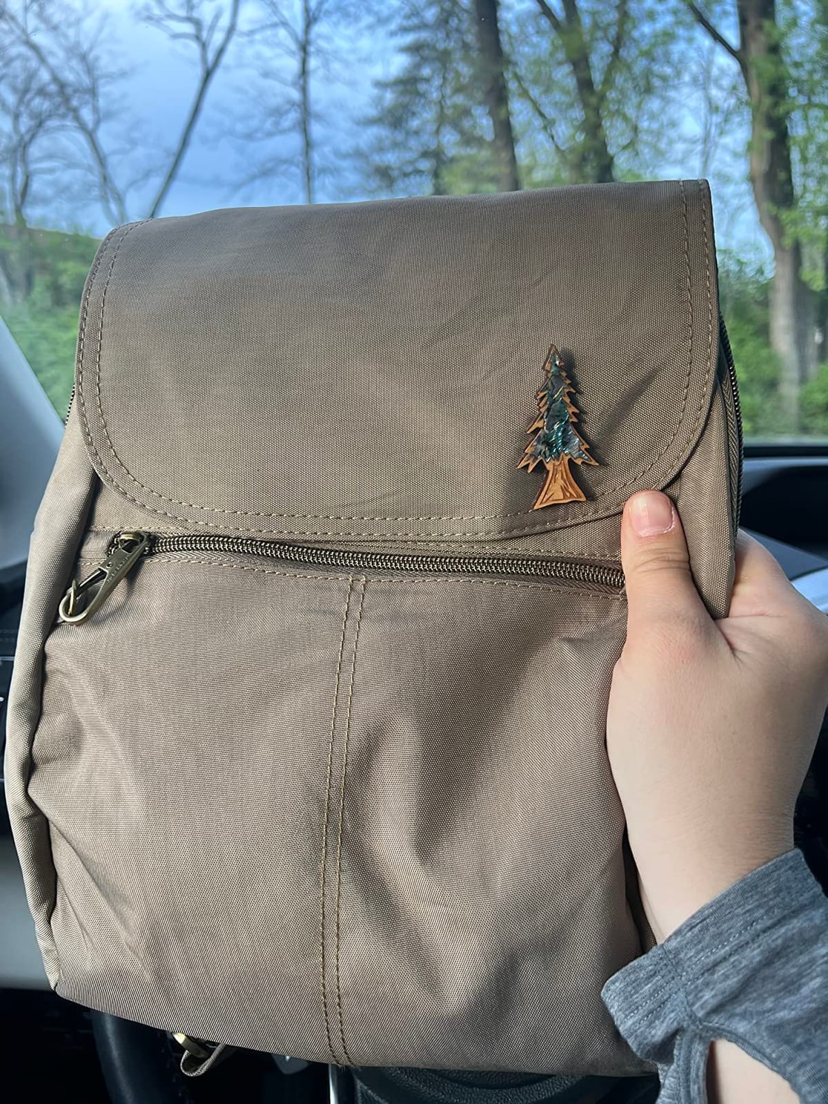 Travelon Anti-Theft Signature Slim Backpack customer photo 1