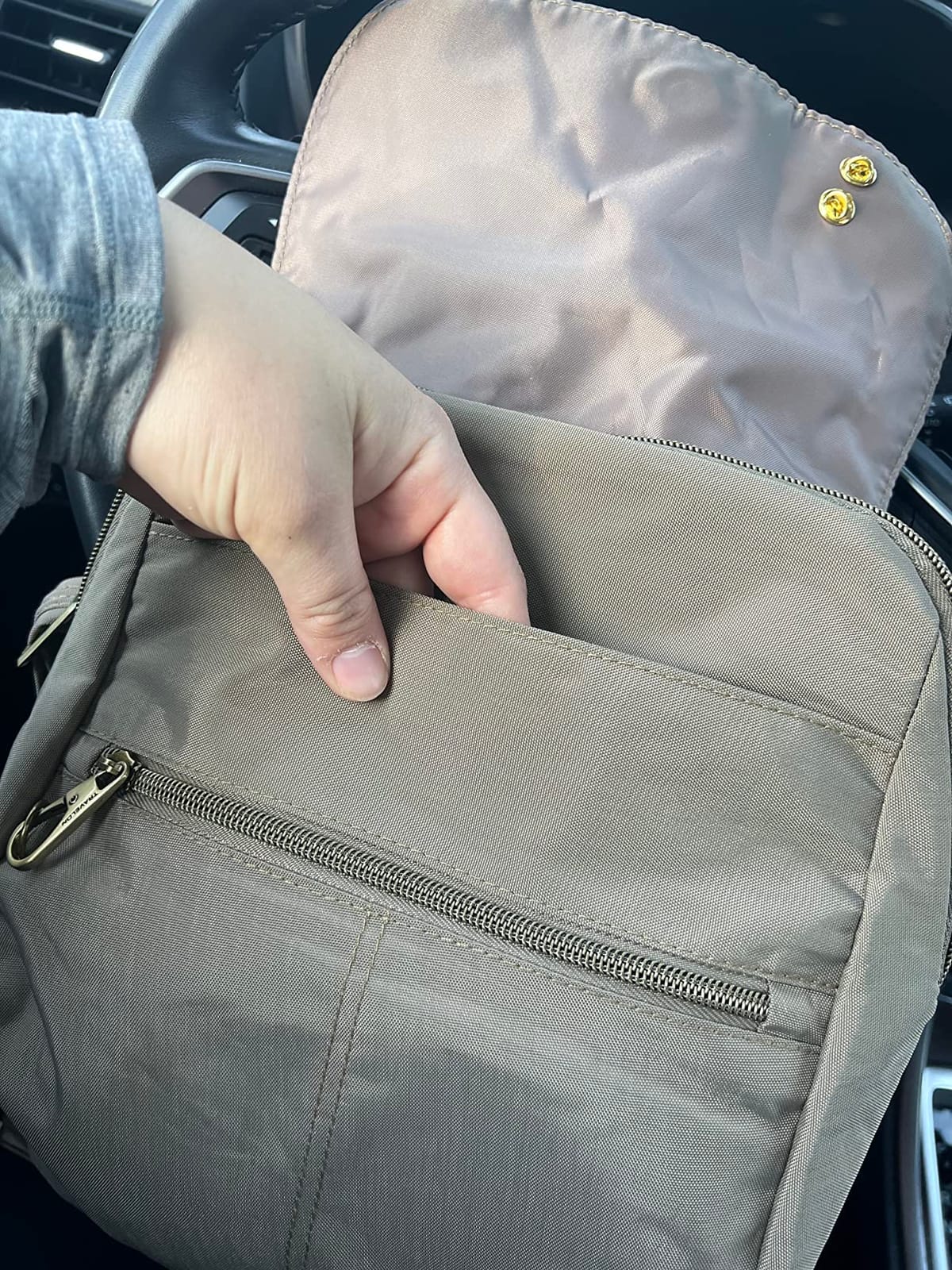 Travelon Anti-Theft Signature Slim Backpack customer photo 2