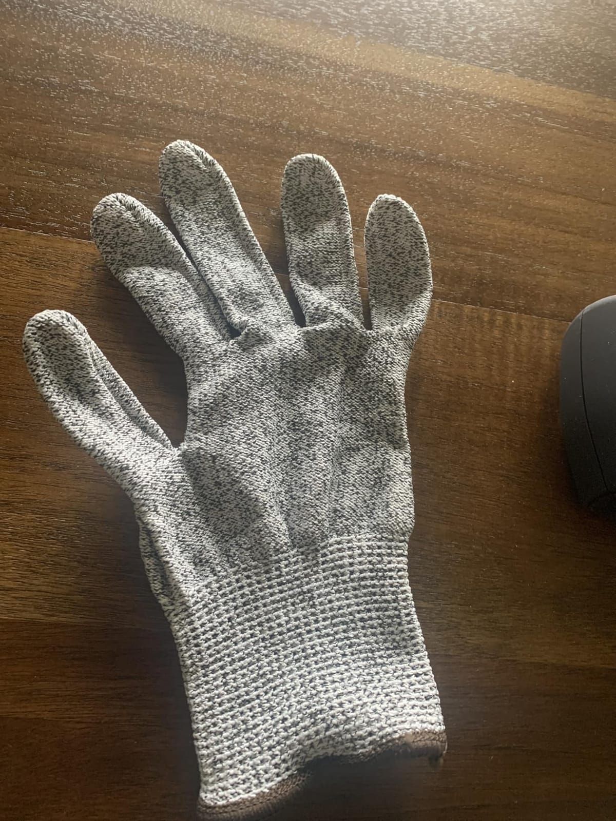4-in-1 Kitchen Knife Accessories: 3-Stage Knife Sharpener Helps Repair, Restore, Polish Blades and Cut-Resistant Glove (Black) customer photo 2