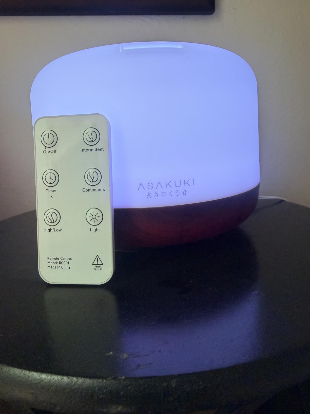 ASAKUKI Essential Oil Diffuser for Home, 500ML Aromatherapy Humidifier customer photo 2