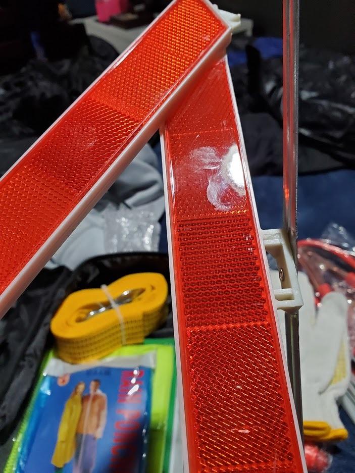 STDY Car Roadside Emergency Kit, Vehicle Truck Safety Road Side Assistance Kits Auto Accessory, with Jumper Cables, Tow Rope, Reflective Triangle, Tire Pressure Gauge, etc customer photo 1