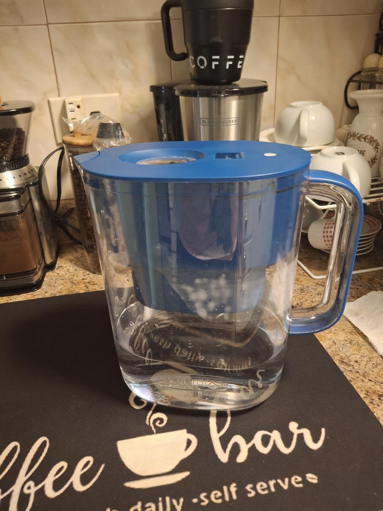Waterdrop PT-07B Water Filter Pitcher, 10-Cup, NSF Certified, Blue customer photo 1