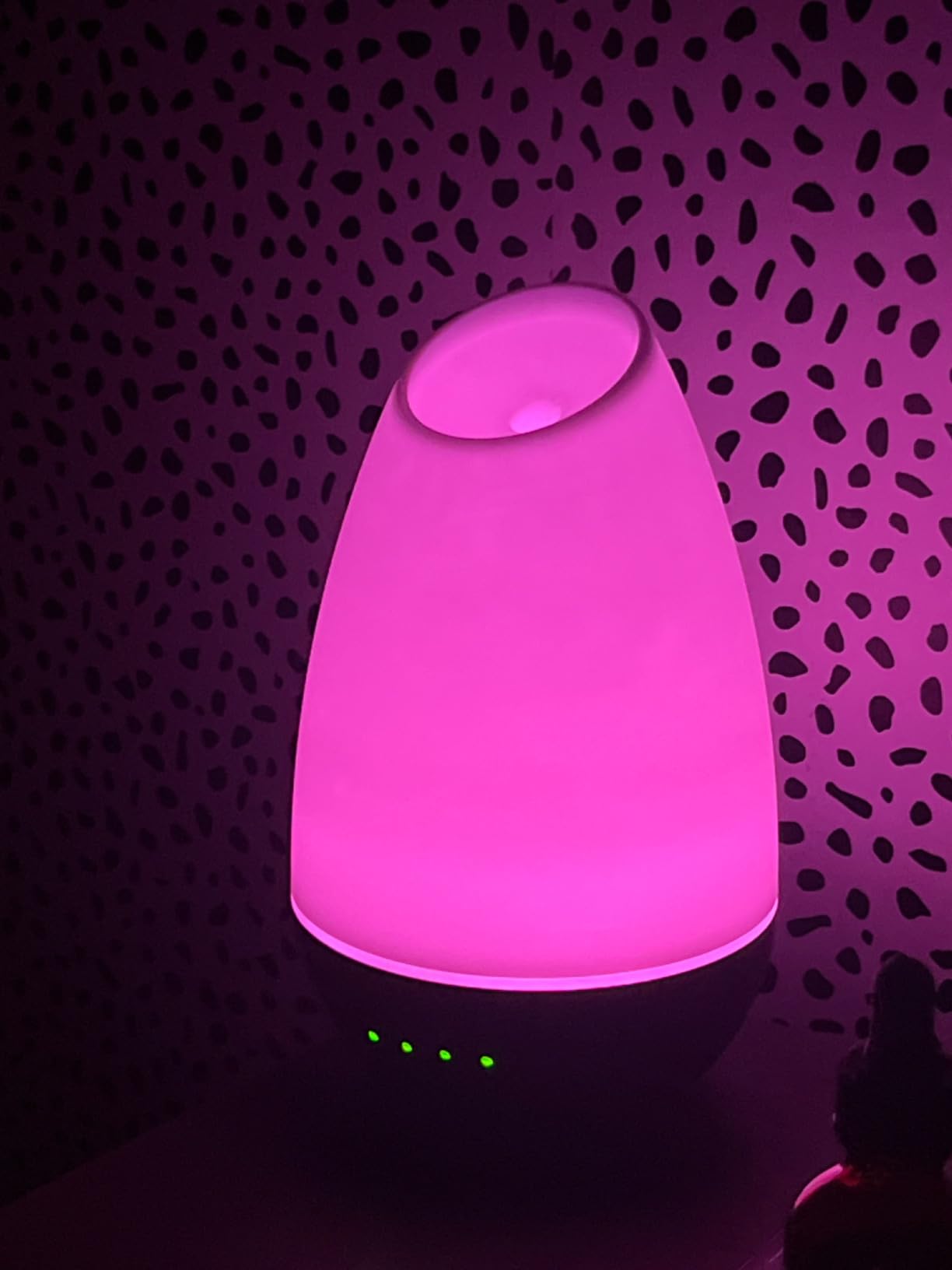 HealthSmart 500ML Essential Oil Diffuser for Large Rooms, Cool Mist Humidifier and Aromatherapy Diffuser, Adjustable Timer, Mist Mode and 7 LED Light Colors, White (Pack of 1) customer photo 2