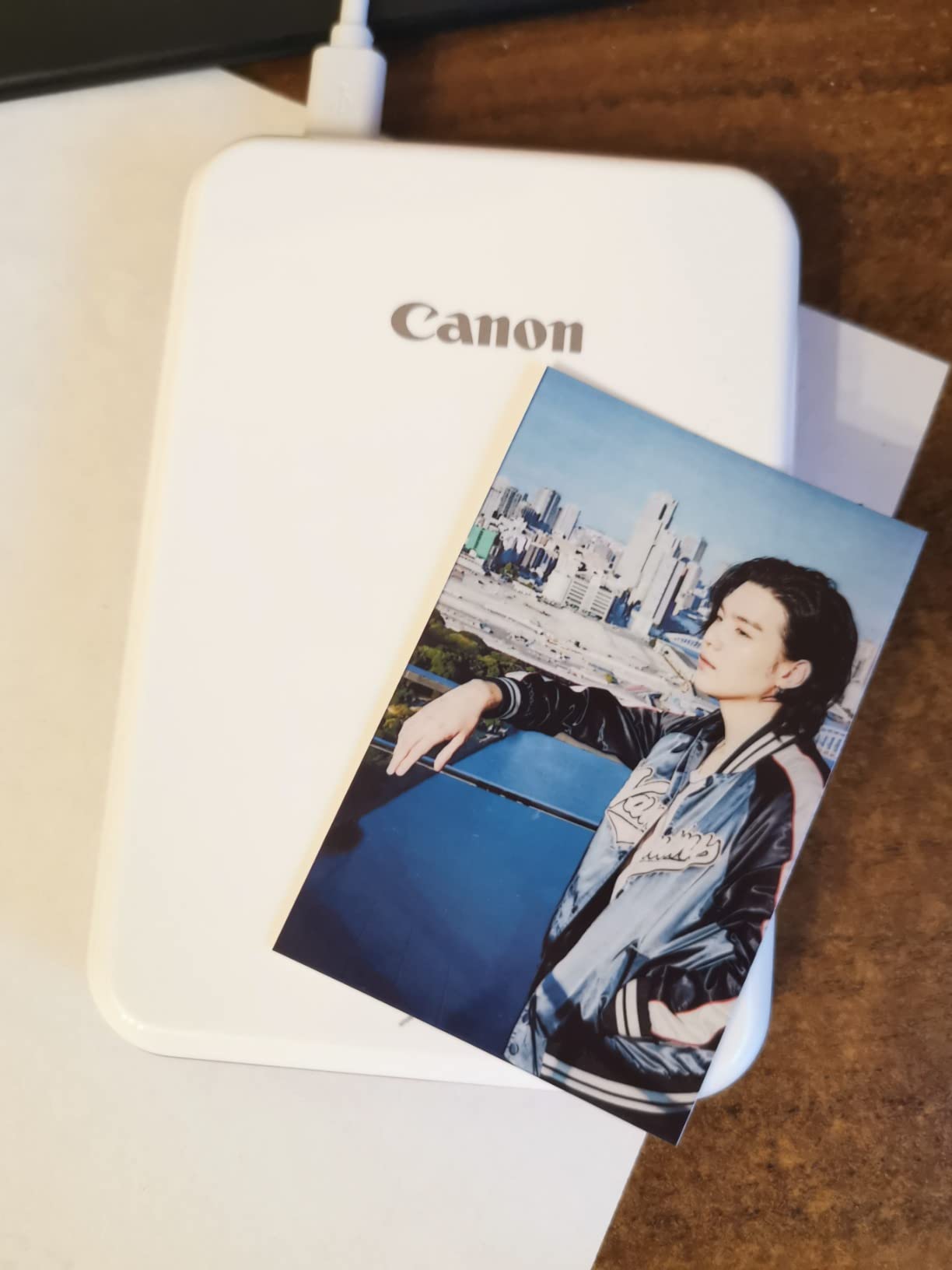 Canon IVY Mini Photo Printer for Smartphones (Slate Gray) - Sticky-back prints, Pocket-size customer photo 2