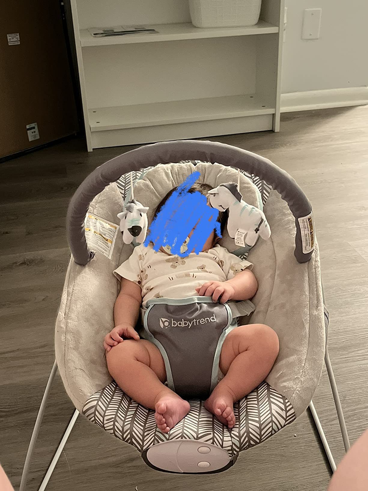 Smart Steps Trend EZ Bouncer, Bluebell customer photo 2