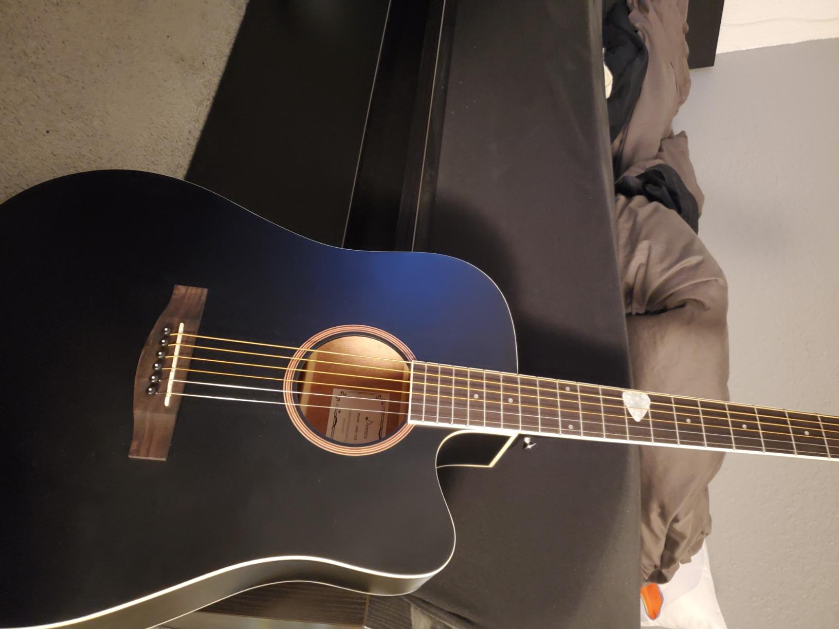 Donner Acoustic Guitar for Beginner Adult Full Size Cutaway Acustica Guitarra Bundle Kit with Free Online Lesson Bag Strap Tuner Capo Pickguard String Pick, Right Hand 41”Sunburst, DAG-1CS/DAD-160CS customer photo 2