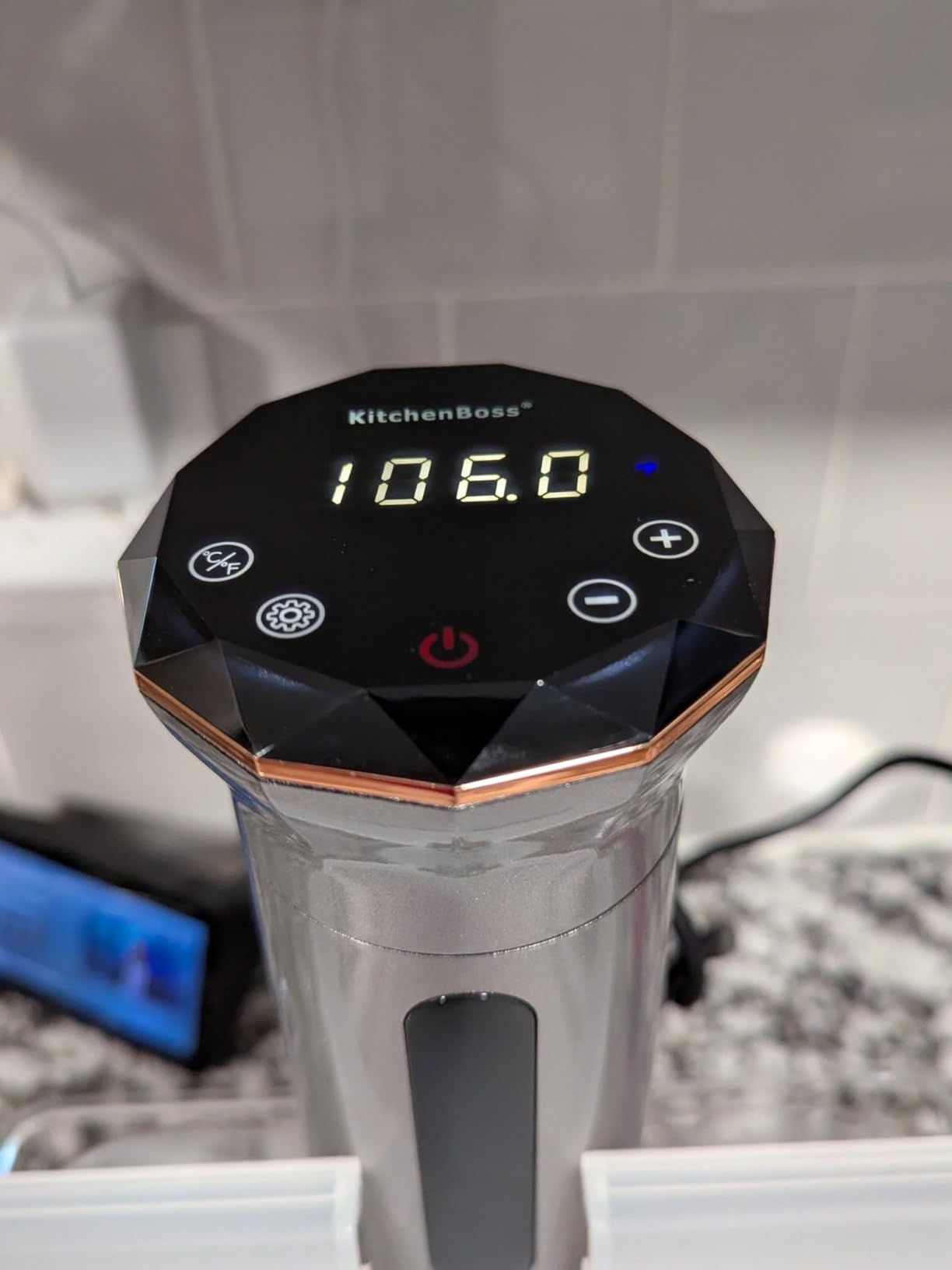 KitchenBoss Sous Vide Cooker Machine Ultra-quiet 1100 Watts Sous Vide G300S customer photo 1