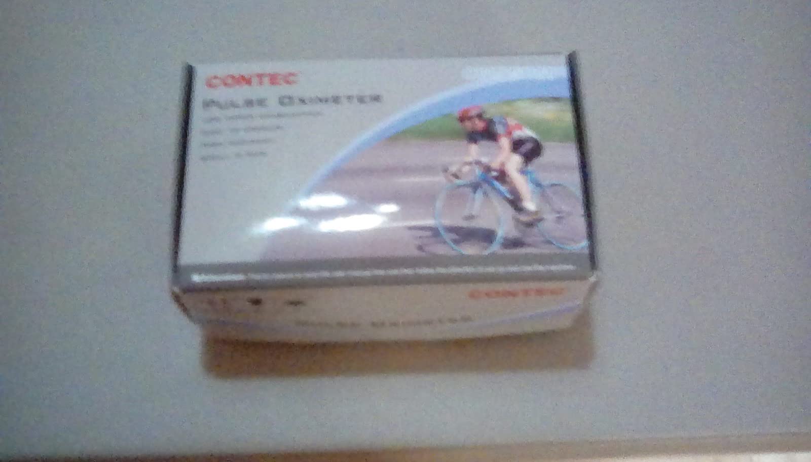CONTEC Pulse Oximeter, SpO2 & PR Value Blood Oxygen Monitor w/Lanyard customer photo 1