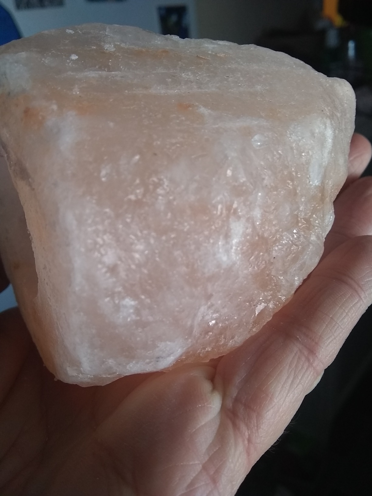 pursalt Himalayan Salt Lamp Night Light Plug-in, Pink Crystal Rock, 2-Pack customer photo 2