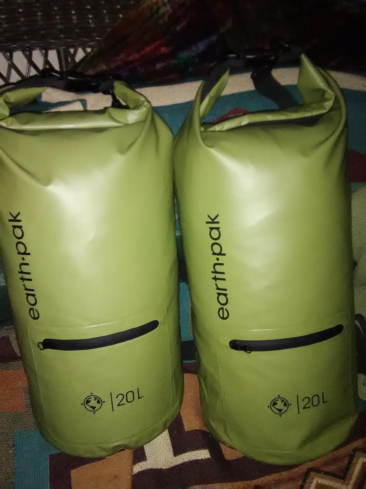 Earth Pak Waterproof Dry Bag with Zippered Pocket - Waterproof Dry Bag Backpack Keeps Gear Dry customer photo 2