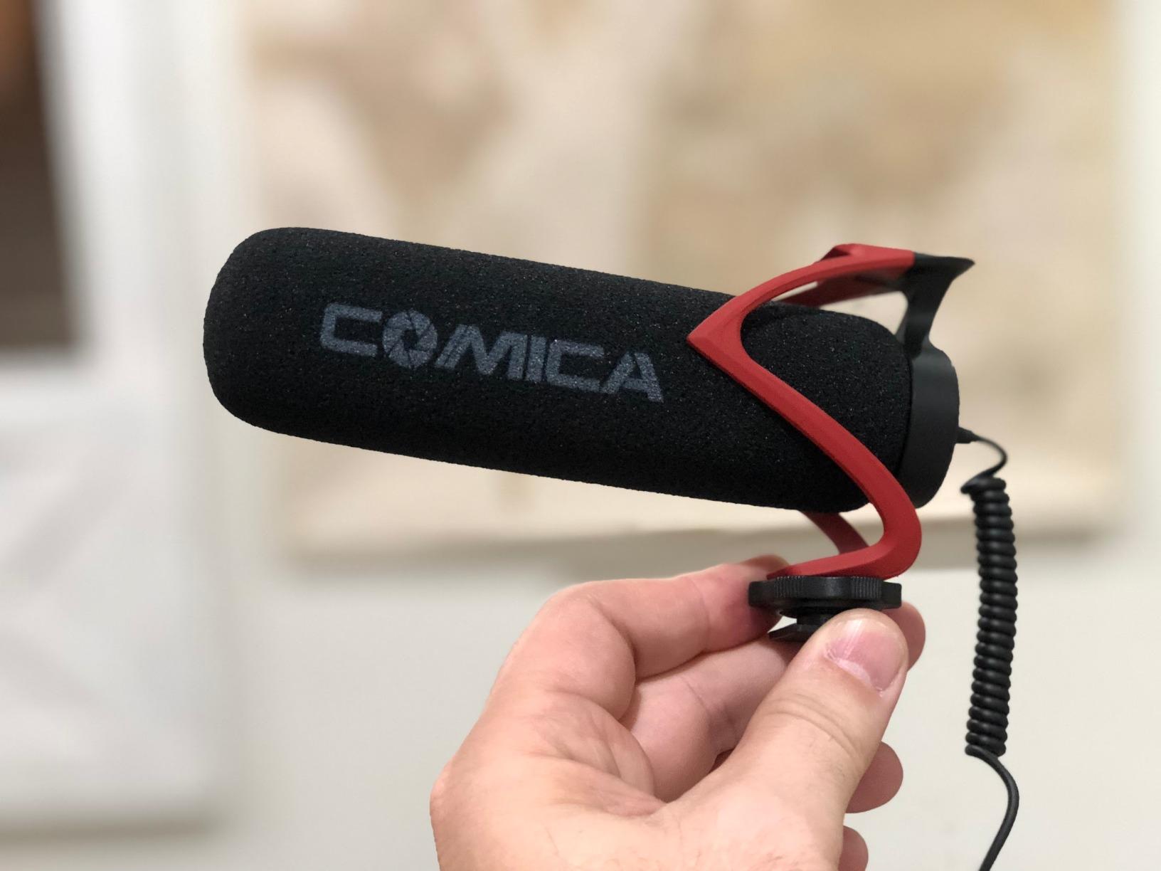 COMICA CVM-V30 LITE Video Microphone,Super-Cardioid Condenser On-Camera Shotgun Microphone for Canon Nikon Sony Panasonic DSLR Cameras,Mic for iPhone Android Smartphone with 3.5mm Jack(Black) customer photo 1