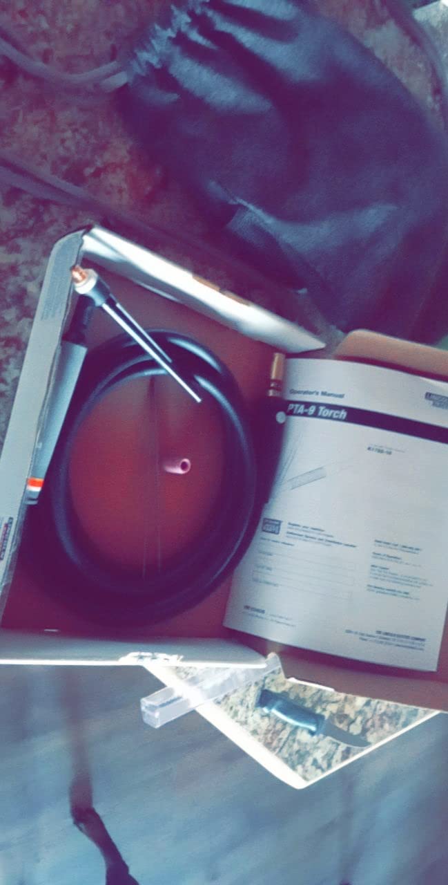 Lincoln Electric PTA-9 Ready to Weld TIG Torch - for Air-Cooled TIG Welding - Rigid Torch Head - 12.5 FT, 1 Piece Cable - K1782-16 customer photo 1