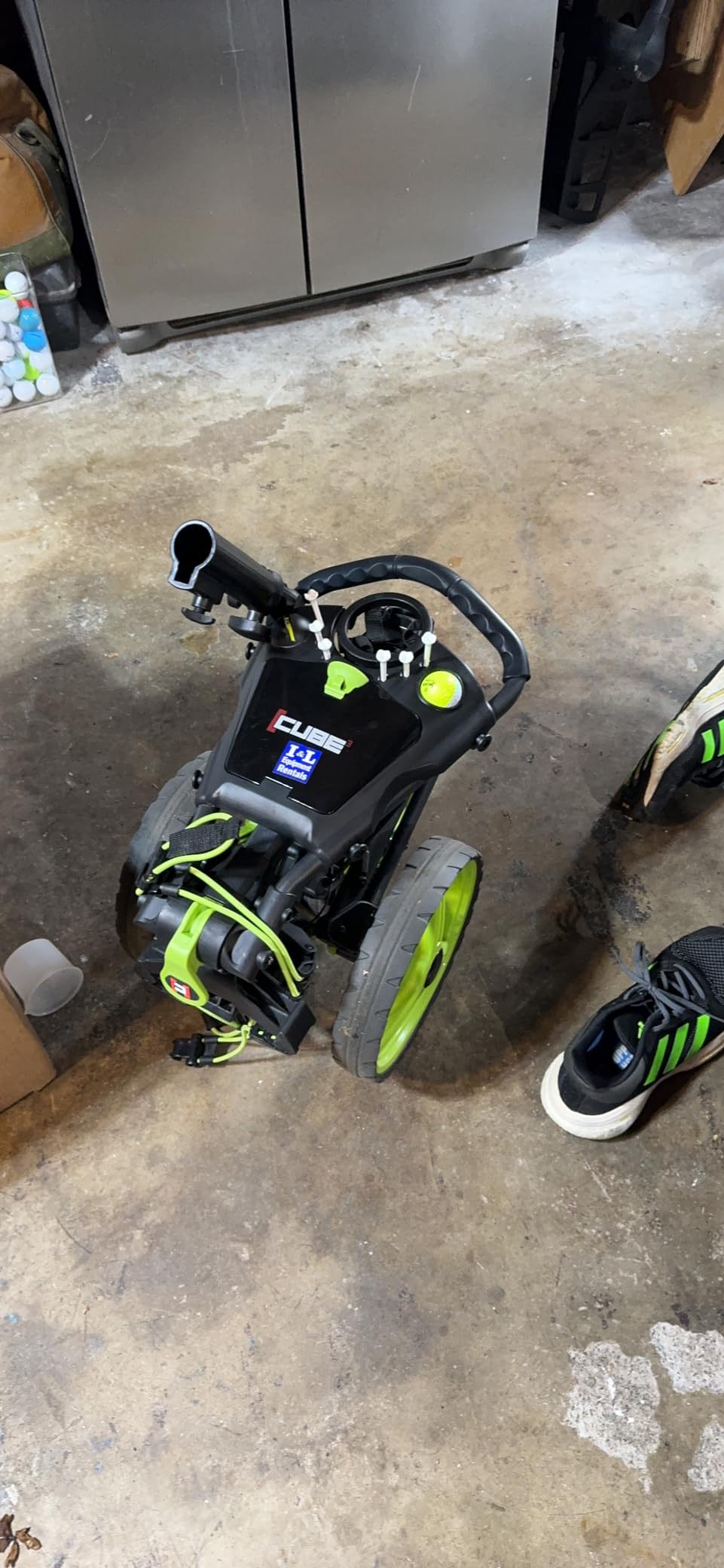 CUBE Cart - 3-Wheel Golf Push Cart customer photo 1