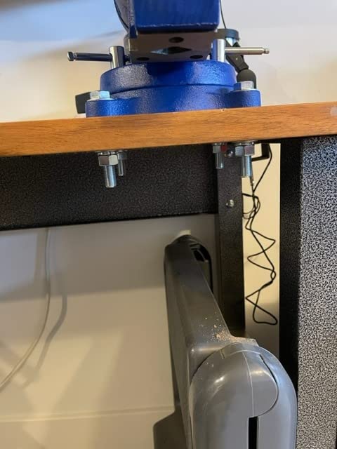Forward DT08125A 5 Inch Heavy Duty Bench Vise with 360°Swivel Base and Head customer photo 2