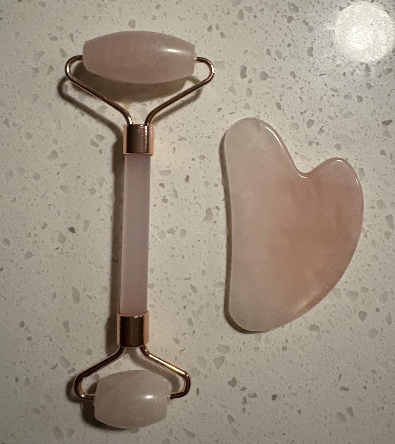 Deciniee Gua Sha Face Roller Tools: Jade Roller Facial Tools for Skin Care - Facial Massager for Face, Eyes, Neck, Relieve Fine Lines and Wrinkles customer photo 1