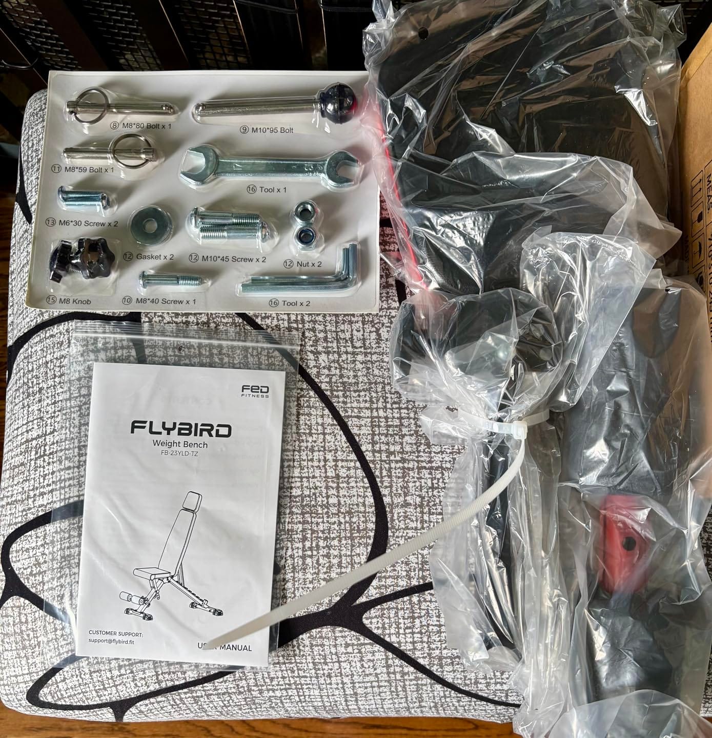 FLYBIRD WB3 Weight Bench up to 6'5