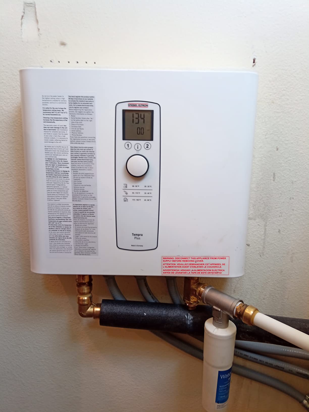 Stiebel Eltron Tempra 29 Plus Electric Tankless Water Heater, 28.8kW, 240V customer photo 1
