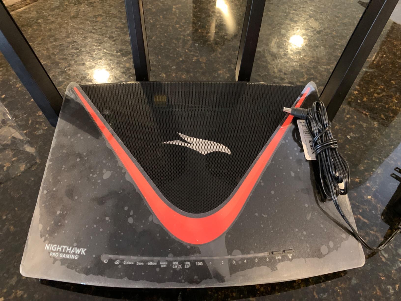 NETGEAR Nighthawk Pro Gaming XR700 WiFi Router with 6 Ethernet Ports and Wireless speeds up to 7.2 Gbps, AD7200, Optimized for The Lowest ping customer photo 1