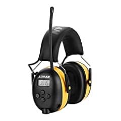 ZOHAN AM/FM Radio Headphone with Digital Display,Ear Protection Noise Reduction Earmuffs,Comfortable Hearing Protector customer photo 2