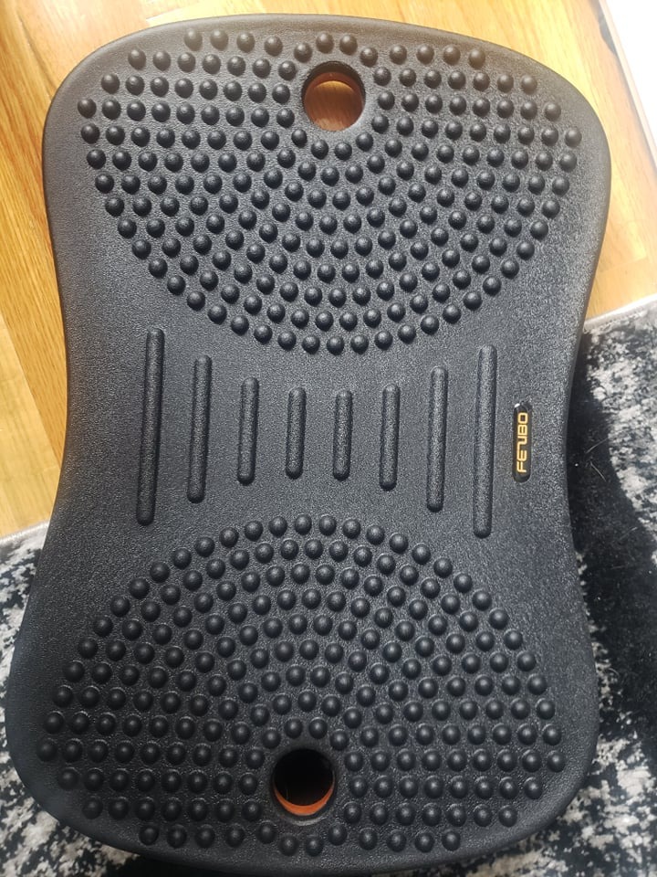 FEZIBO Standing Desk Mat Balance Board, Obsidian Black customer photo 2