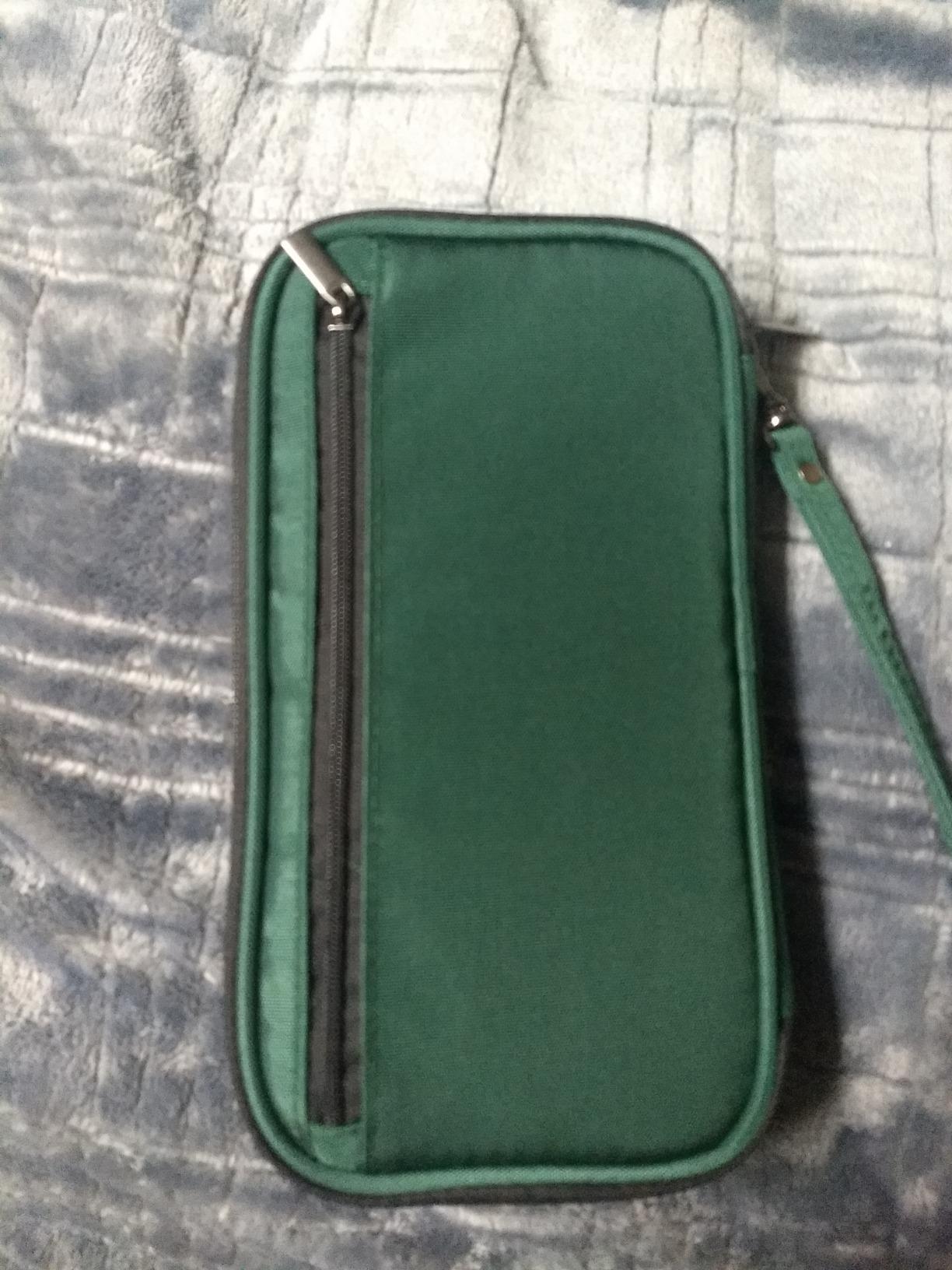 RFID Family Passport Wallet Holder Waterproof, Travel Document Organizer Credit Card Clutch Bag for Men Women customer photo 1