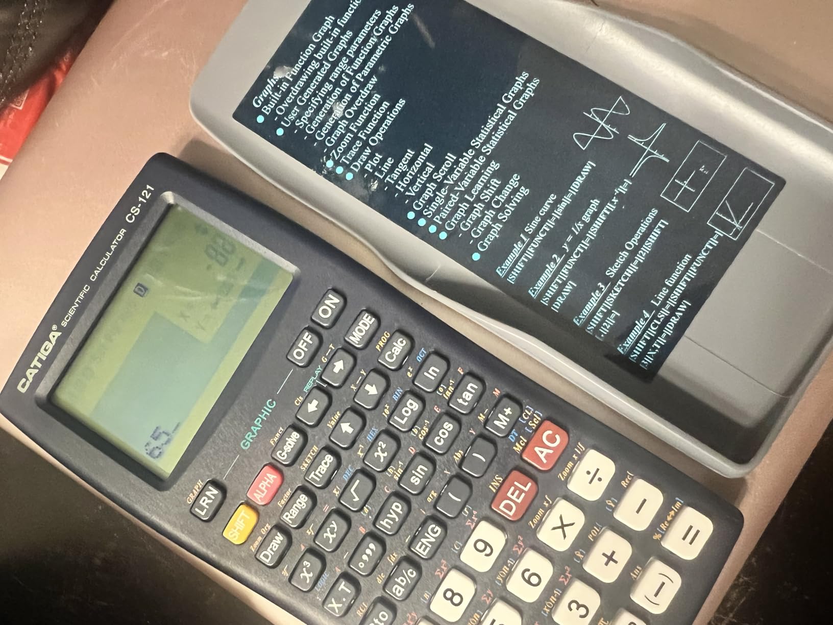 CATIGA Scientific Calculators with Graphic Functions, Graphing Calculators with Multiple Modes, Scientific Calculators for Students, High School or College Courses, Calculadora Cientifica, CS-121 customer photo 2