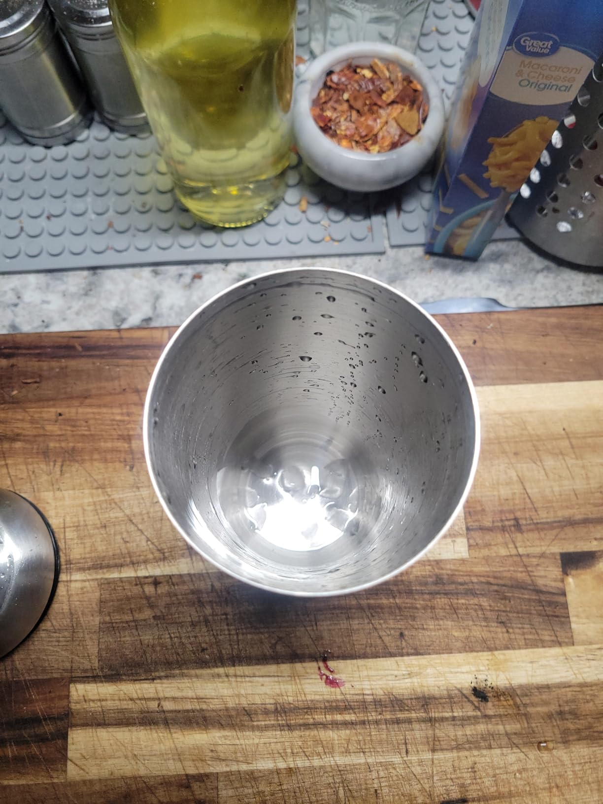 OXO Steel Cocktail Shaker with Strainer, Stainless Finish - 24 oz Capacity customer photo 2