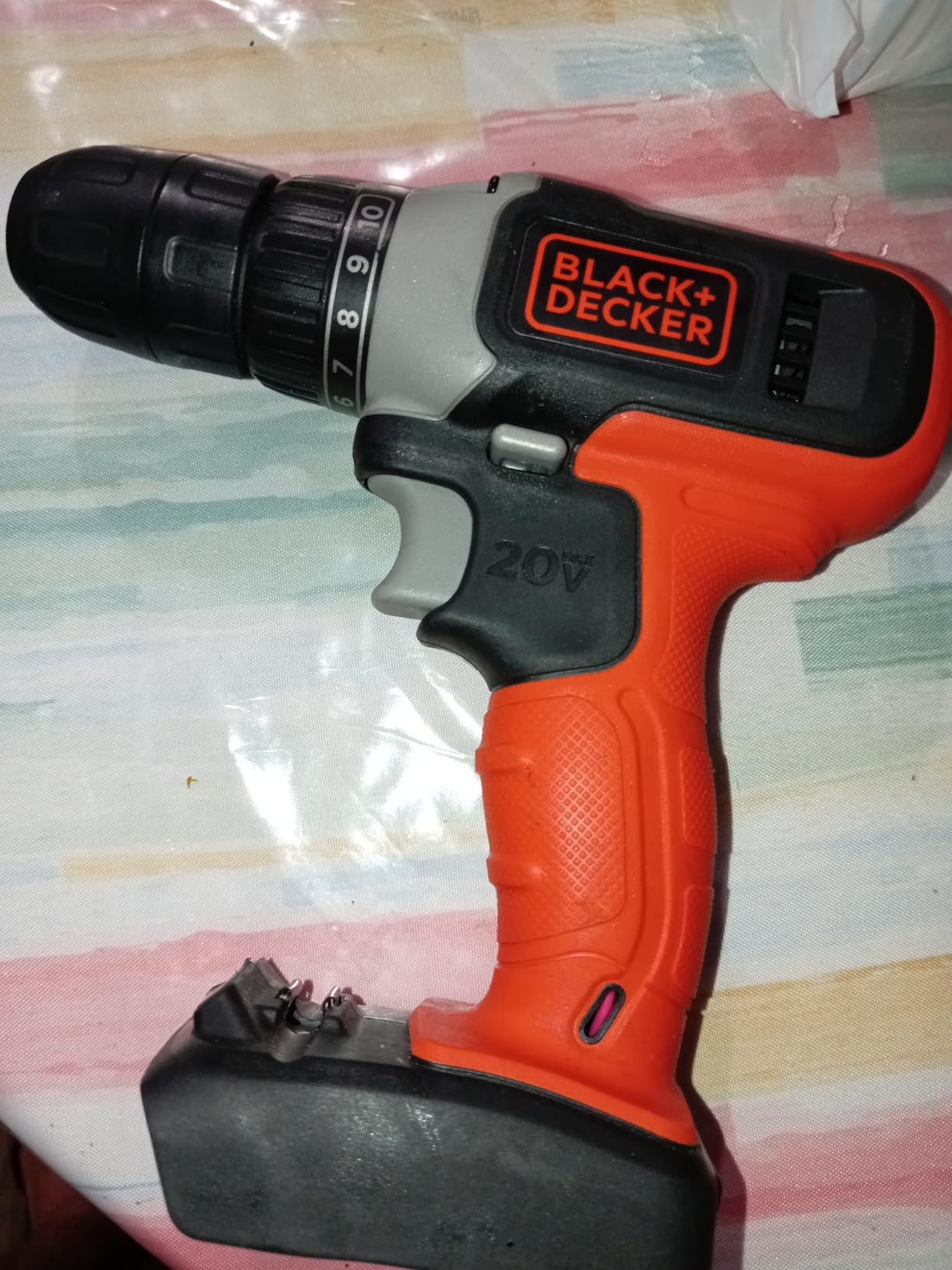 BLACK+DECKER 20V MAX Cordless Drill Kit with Battery, Charger, Includes Double Sided Drill Bit (BCD702C1) customer photo 2