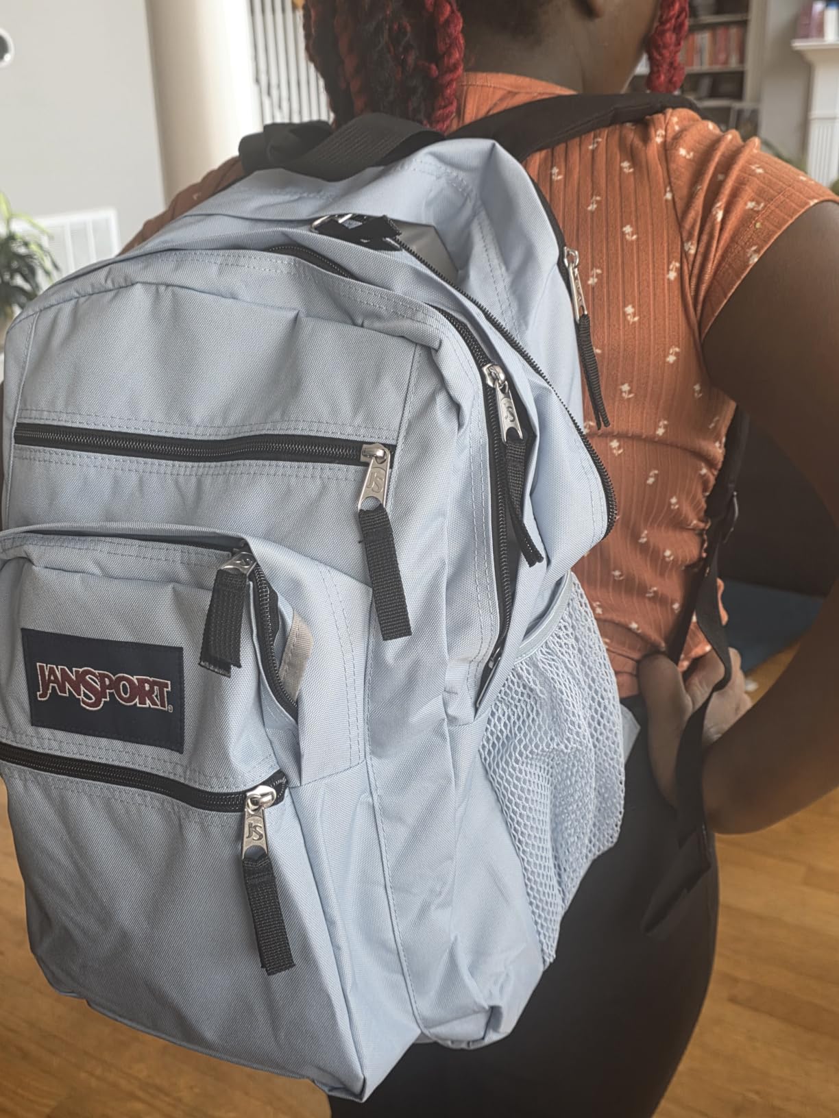 JanSport Laptop Backpack - Computer Bag with 2 Compartments, Ergonomic Shoulder Straps, 15” Laptop Sleeve, Haul Handle - Navy customer photo 1