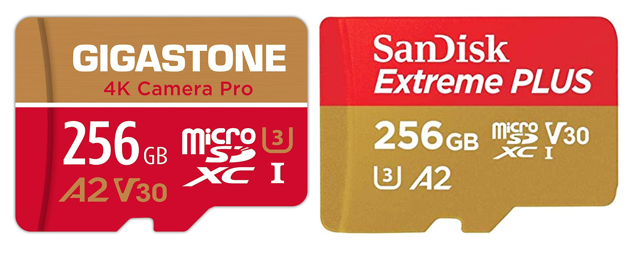 【5-Years Data Recovery】 GIGASTONE 256GB Micro SD Card, 4K Camera Pro, A2 V30 for Smartphone, Gopro, Action Cams, 4K UHD Video, Nintendo-Switch Compatible, Up to 100MB/s, UHS-I U3 C10 with Adapter customer photo 2
