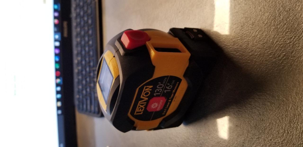 LEXIVON 2 in 1 Digital Laser Tape Measure | 130ft/40m Laser Distance Meter Display On Backlit LCD Screen with 16ft/5m AutoLock Measuring Tape | Ft/Inch/Fractions/M/mm(LX-201) customer photo 2