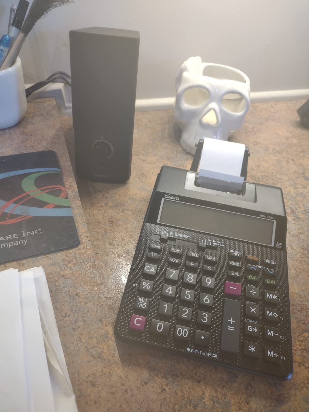 Casio HR-170RC Plus Mini Desktop Printing Calculator, Assorted customer photo 1