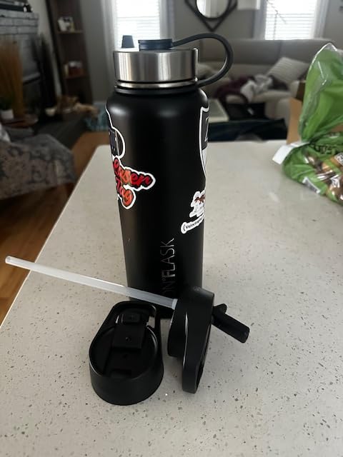 IRON °FLASK 40 oz Wide Mouth Water Bottle with Straw customer photo 2