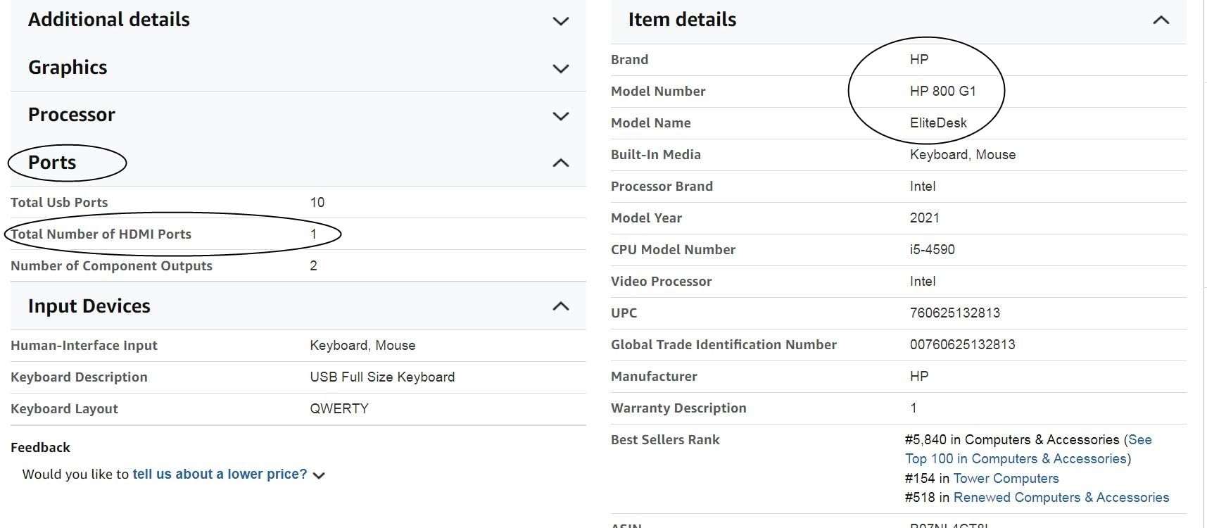 HP EliteDesk 800 G1 SFF High Performance Business Desktop Computer, Intel Quad Core i5-4590 Upto 3.7GHz, 16GB RAM, 1TB HDD, 256GB SSD (Boot), WiFi, Windows 11 Professional (Renewed) customer photo 2